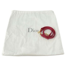 将图像加载到图库查看器中，Dior Travel Cannage 2way Vanity Red Lambskin Size Small
