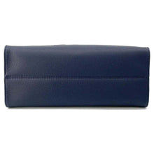 将图像加载到图库查看器中，LOUIS VUITTON Onthego MM Navy Blue M24834 Calf Leather Nautical Size MM
