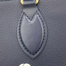 Load image into Gallery viewer, LOUIS VUITTON Onthego MM Navy Blue M24834 Calf Leather Nautical Size MM
