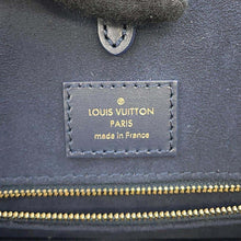 将图像加载到图库查看器中，LOUIS VUITTON Onthego MM Navy Blue M24834 Calf Leather Nautical Size MM
