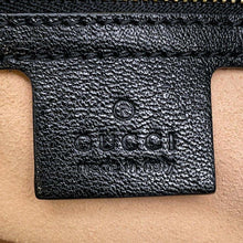 Load image into Gallery viewer, GUCCI Horsebit Shoulder Bag Black 602089 Leather
