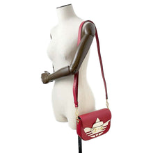 Load image into Gallery viewer, GUCCI Horsebit 1955 Shoulder Bag Adidas collaboration Red/White 658574 Leather
