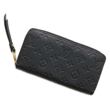 将图像加载到图库查看器中，LOUIS VUITTON Zippy Wallet NoirM61864 Monogram Empreinte Leather
