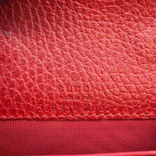 将图像加载到图库查看器中，GUCCI Dionysus Chain Card Case Red 574930 Leather
