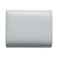 将图像加载到图库查看器中，CELINE Triomphe Trifold Compact Wallet Blue 10D78 Leather
