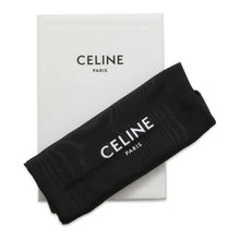 Load image into Gallery viewer, CELINE Triomphe Trifold Compact Wallet Blue 10D78 Leather
