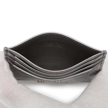 Load image into Gallery viewer, MIUMIU Card Case Silver Embossed Leather
