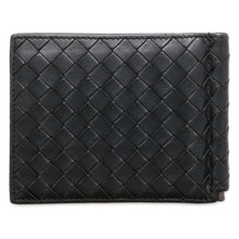 将图像加载到图库查看器中，Bottega Veneta INTRECCIATO MONEY CLIP Black 123180 Leather
