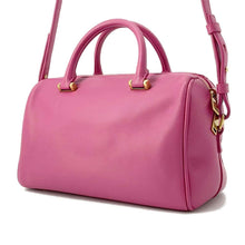 将图像加载到图库查看器中，SAINT LAURENT PARIS Baby Duffle 2WAY Handbag Pink330958 Leather
