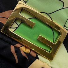 Load image into Gallery viewer, FENDI Bucket 2WAY Shoulder Bag Green/Multicolor 8BR782 Nylon
