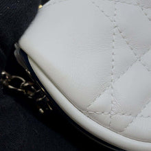 将图像加载到图库查看器中，Dior Vibe Hobo Shoulder Bag White S7200ONOA Leather Size micro
