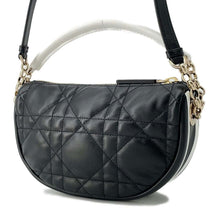 将图像加载到图库查看器中，Dior Vibe Hobo Shoulder Bag Black M7200ONOA Leather Size Small
