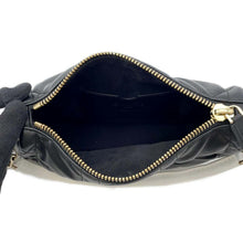 将图像加载到图库查看器中，Dior Vibe Hobo Shoulder Bag Black M7200ONOA Leather Size Small
