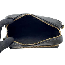 将图像加载到图库查看器中，Dior Karo double pouch Black S7431UBAE Leather
