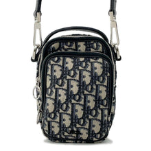 Load image into Gallery viewer, Dior Oblique Shoulder Bag Navy2SFBC087YKY Canvas
