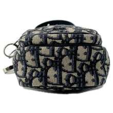 将图像加载到图库查看器中，Dior Oblique Shoulder Bag Navy2SFBC087YKY Canvas
