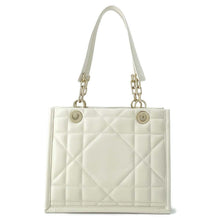 将图像加载到图库查看器中，Dior Essential ArchiCannage Chain Tote Bag Off-white Leather
