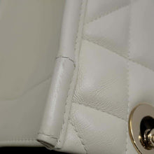 将图像加载到图库查看器中，Dior Essential ArchiCannage Chain Tote Bag Off-white Leather
