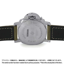 将图像加载到图库查看器中，PANERAI Luminor Marina W44mm Stainless Steel Leather White Dial PAM01314
