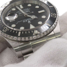 将图像加载到图库查看器中，ROLEX Submariner-Date W41mm Stainless Steel Black Dial126610LN
