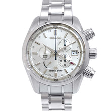 将图像加载到图库查看器中，SEIKO Spring Drive Chronograph Master Shop Limited W43.5mm Stainless Steel Silver Dial SBGC001
