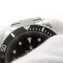 将图像加载到图库查看器中，ROLEX Submariner Date W40mm Stainless Steel Black Dial 16610
