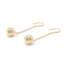 Load image into Gallery viewer, TIFFANY&amp;Co. hardware ball earrings 18K Yellow Gold
