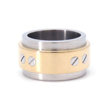 Load image into Gallery viewer, CARTIER Santos100 Ring Size 49/#9B4055949 Stainless Steel K18YG
