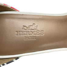 Load image into Gallery viewer, HERMES Acapulco Strap Sandals Multicolor Leather Size 35
