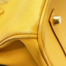 将图像加载到图库查看器中，HERMES Birkin Yellow Courchevel Size 35
