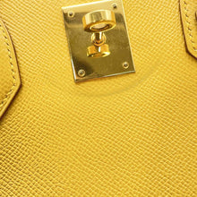 将图像加载到图库查看器中，HERMES Birkin Yellow Courchevel Size 35
