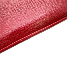 将图像加载到图库查看器中，HERMES Farming Shoulder Bag Red Courchevel Size GM
