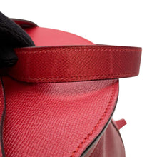 Load image into Gallery viewer, HERMES Farming Shoulder Bag Red Courchevel Size GM
