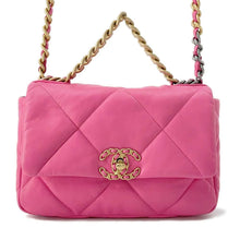 Load image into Gallery viewer, CHANEL 19 Chain Shoulder Bag Pink Lambskin
