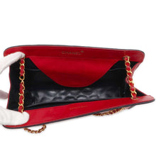 Load image into Gallery viewer, CHANEL Matelasse Chain Shoulder Bag Red/Navy Lambskin
