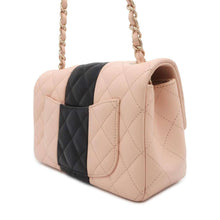 Load image into Gallery viewer, CHANEL Mini Matelasse Chain Shoulder Bag Pink/BlackA69900 Lambskin Size 20
