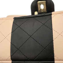 Load image into Gallery viewer, CHANEL Mini Matelasse Chain Shoulder Bag Pink/Black A69900 Lambskin Size 20
