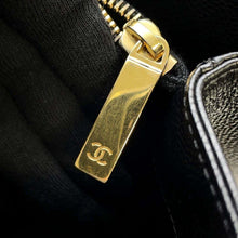 将图像加载到图库查看器中，CHANEL GST tote BlackA50995 Caviar Leather
