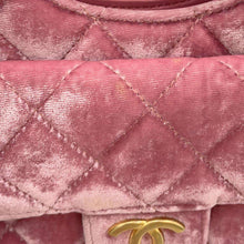 Load image into Gallery viewer, CHANEL Hobo Bag Pink AS4323 Velour Leather Size Small
