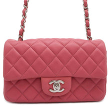 Load image into Gallery viewer, CHANEL Mini Matelasse ChainShoulder Bag Pink A69900 Lambskin Size Mini
