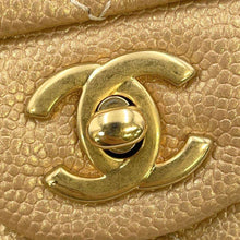 将图像加载到图库查看器中，CHANEL Matelasse Chain Shoulder Bag GoldA01112 Caviar Leather Size 25
