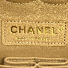 Load image into Gallery viewer, CHANEL Matelasse Chain Shoulder Bag Gold A01112 Caviar Leather Size 25
