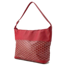 将图像加载到图库查看器中，GOYARD Grenadine Shoulder Bag Red PVC Coated Canvas Leather
