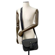 Load image into Gallery viewer, Dior Saddle flap shoulder bag Black 1ADPO049YKS_H00N Canvas Calf Leather Size Small
