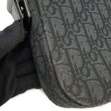 Load image into Gallery viewer, Dior Saddle flap shoulder bag Black 1ADPO049YKS_H00N Canvas Calf Leather Size Small
