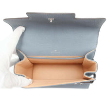 将图像加载到图库查看器中，Delvaux Delvaux Tempate 2way Bag Pacific AA0505AMF0AUJPA Crispy Calf Leather Size PM
