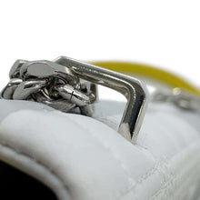 Load image into Gallery viewer, BURBERRY Laura ChainShoulder Bag Yellow/White/Gray Leather
