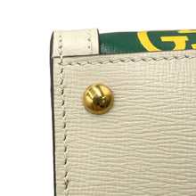 将图像加载到图库查看器中，GUCCI Diana 2way Tote Bag White/Green/Yellow655661 Leather Bamboo Size Mini
