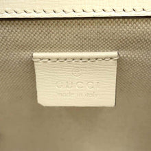 将图像加载到图库查看器中，GUCCI Diana 2way Tote Bag White/Green/Yellow655661 Leather Bamboo Size Mini
