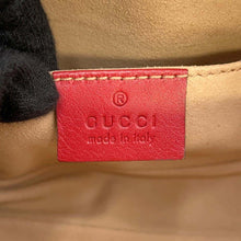 Load image into Gallery viewer, GUCCI GG Marmont Crossbody Bag Red 476434 Leather
